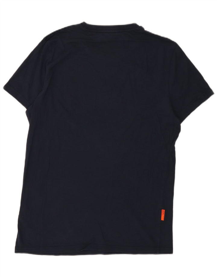 Superdry T-shirt top til mænd Stor marineblå bomuld