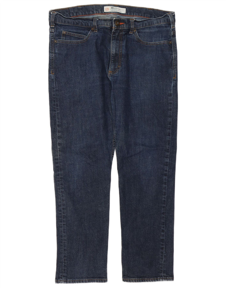 Lee Herre Tapered Slim Jeans W36 L28 Blå