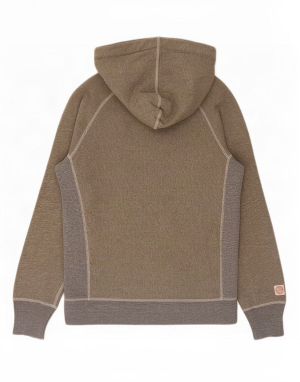Superdry Hættetrøje med lynlås til mænd Stor grå Colourblock Bomuld