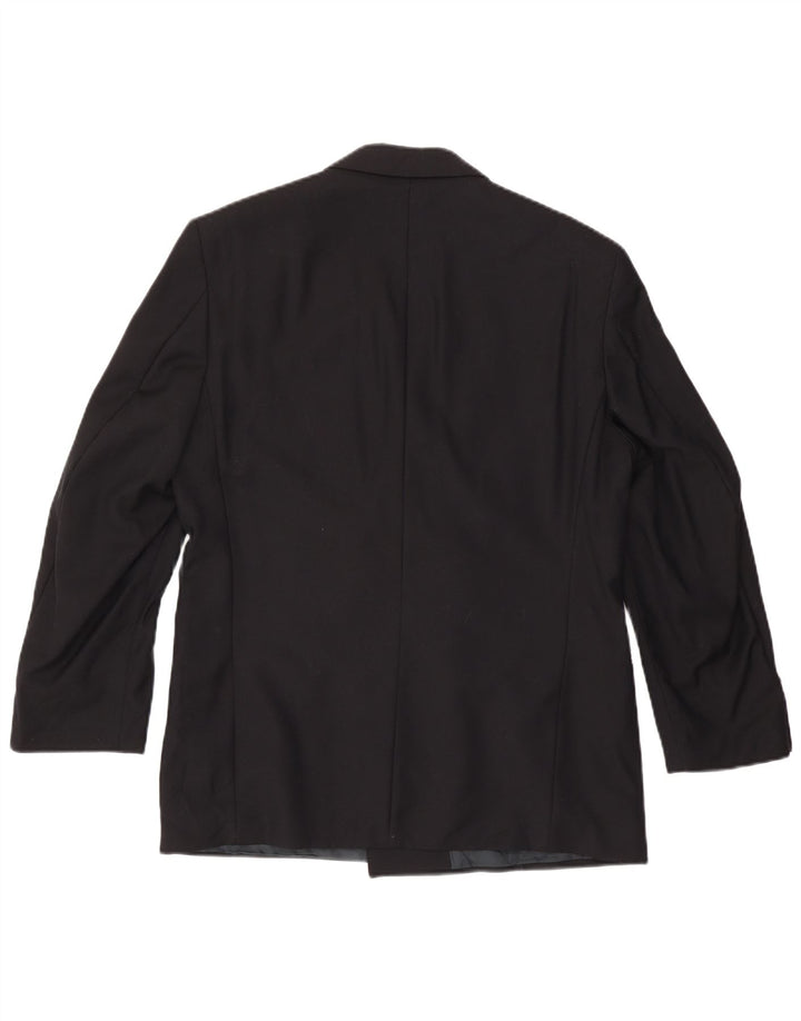 Marks & Spencer Herre Double Breasted Blazer Jacket UK 40 Medium Navy Blue