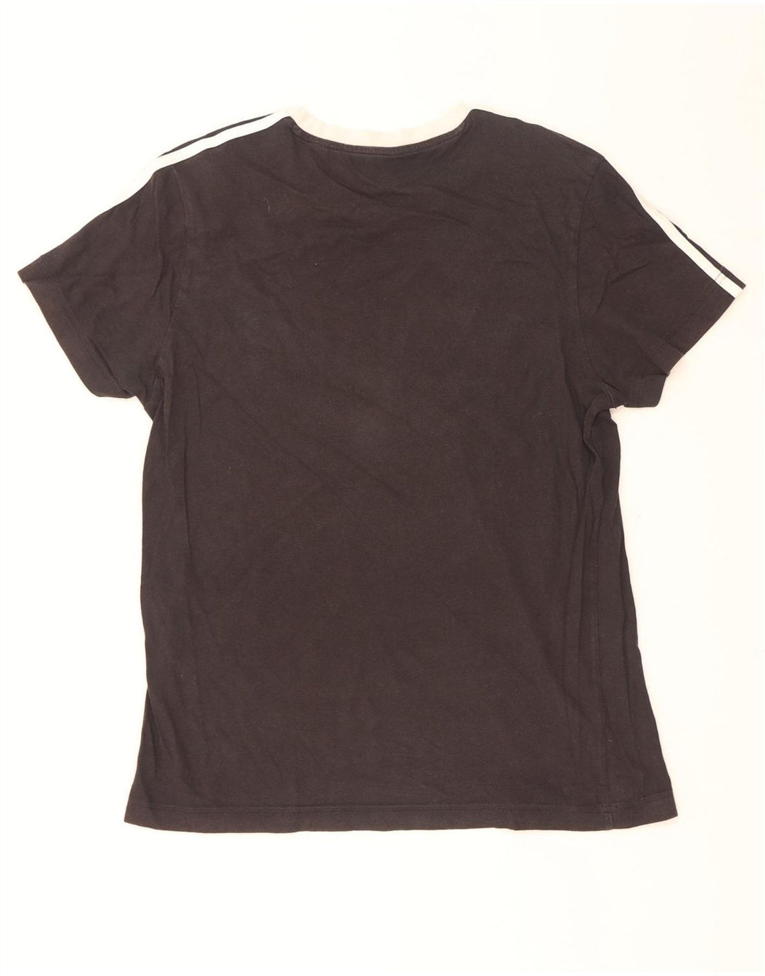 Adidas Dame T-Shirt Top UK 8/10 Lille Sort