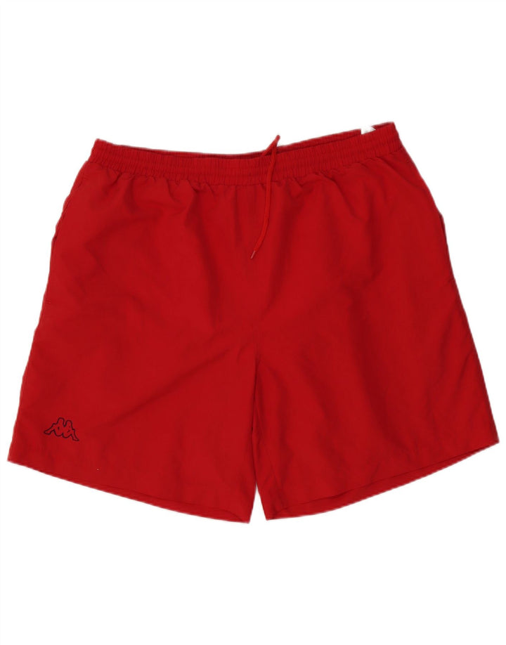 Kappa Herre Sportshorts 2XL Rød Polyester
