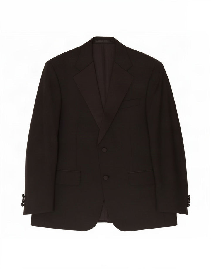 Marks & Spencer Herre 2 Button Blazer Jacket UK 38 Medium Black