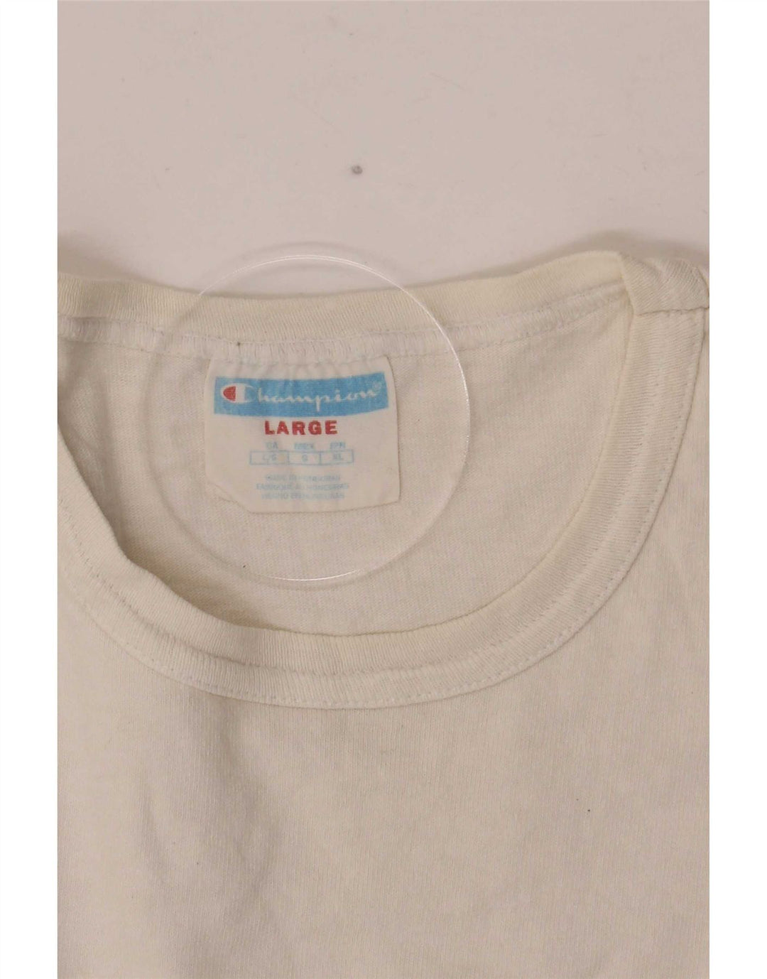 Champion Herre T-Shirt Top Stor Hvid