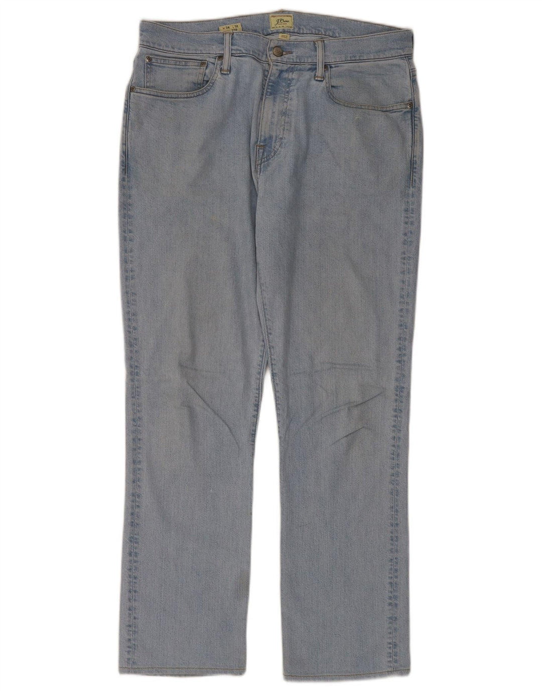 J. Crew Herre 770 Straight Jeans W34 L32 Blå Bomuld