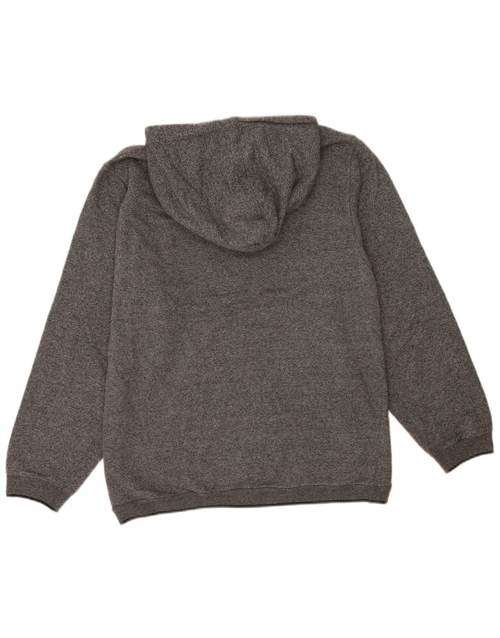 Champion Herre Regular Fit Hoodie Jumper Large Grå Flecked