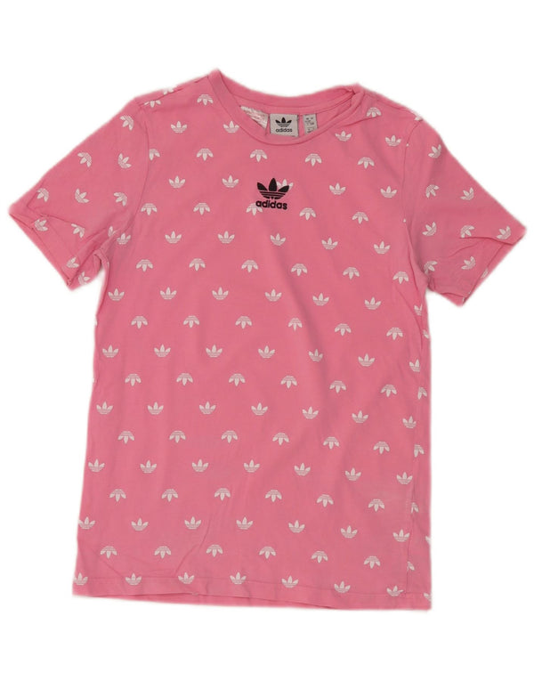 Adidas piger grafisk t-shirt top 12-13 år Pink bomuld