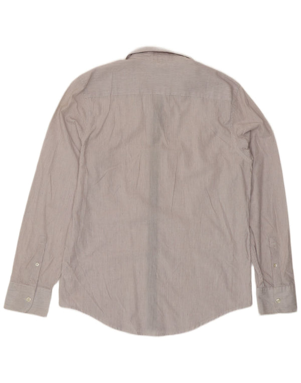 Penguin Heritage Slim Fit Skjorte Medium White Pinstripe Bomuld