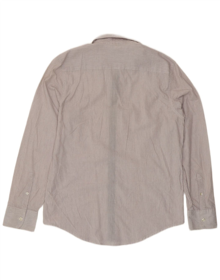 Penguin Heritage Slim Fit Skjorte Medium White Pinstripe Bomuld