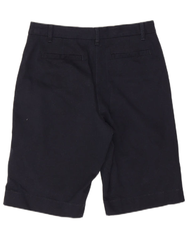 Marks & Spencer Chino-shorts til kvinder UK 10 Small W30 Marineblå Bomuld
