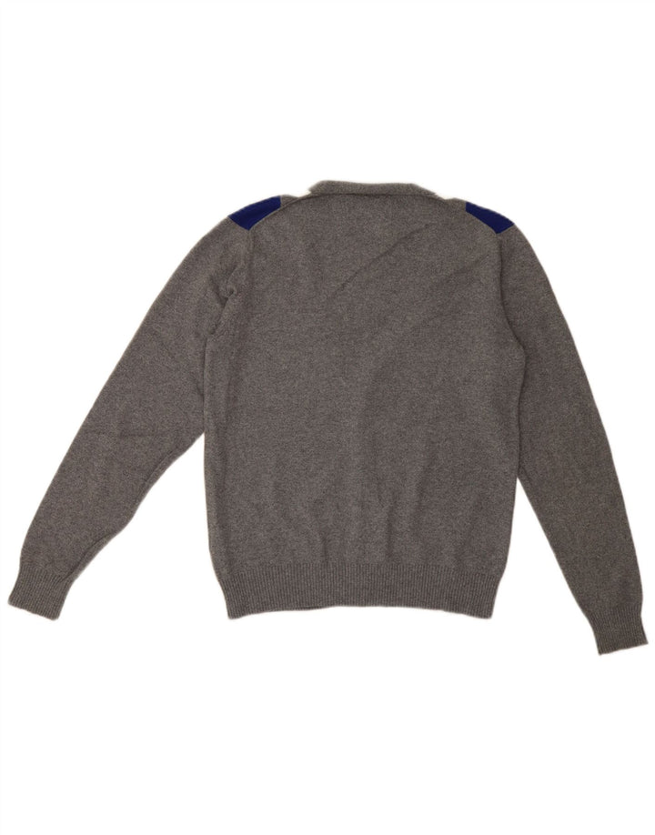 Sun68 Herre Cardigan Sweater Lille Grå Argyle/Diamant Bomuld