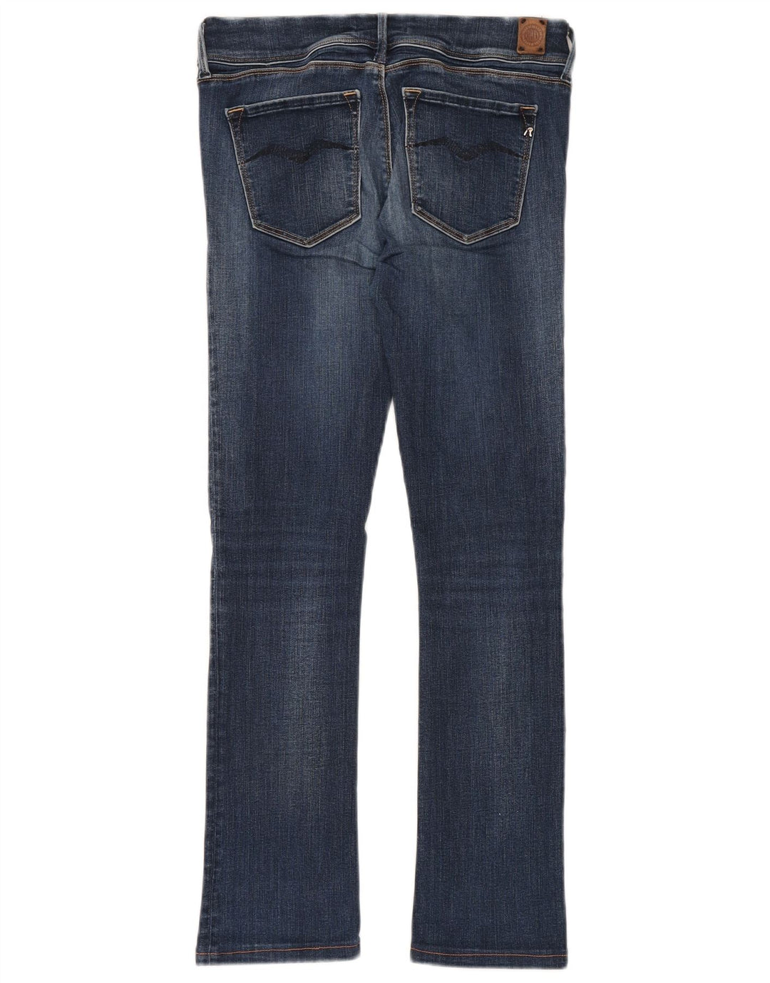 Replay Dame Rearmy Slim Bootcut Jeans W27 L29 Blå Bomuld
