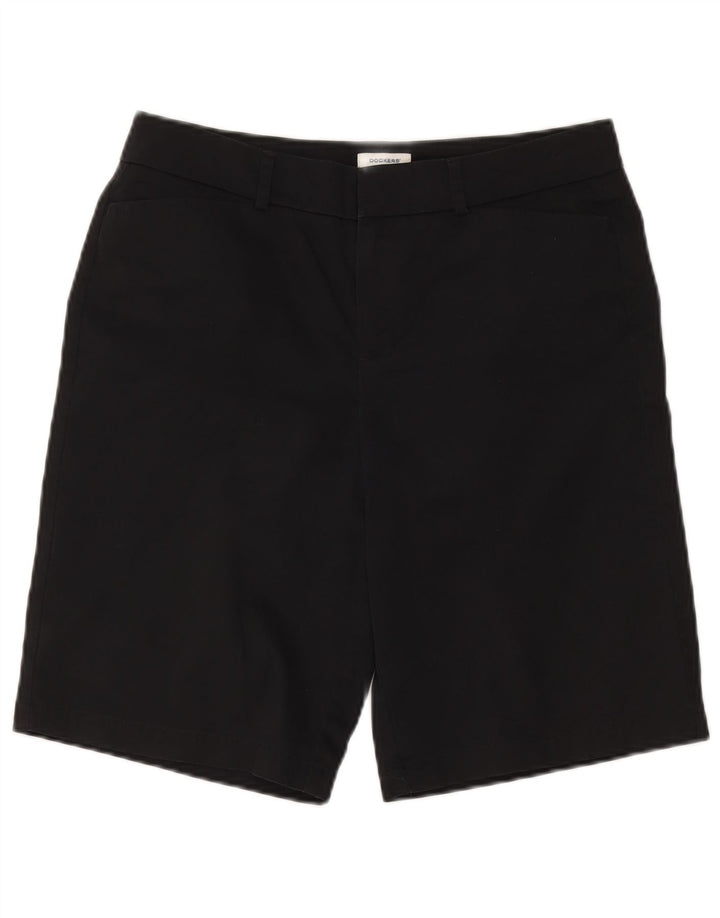 Dockers Herre Ideal Fit Casual Shorts W32 Medium Sort Bomuld