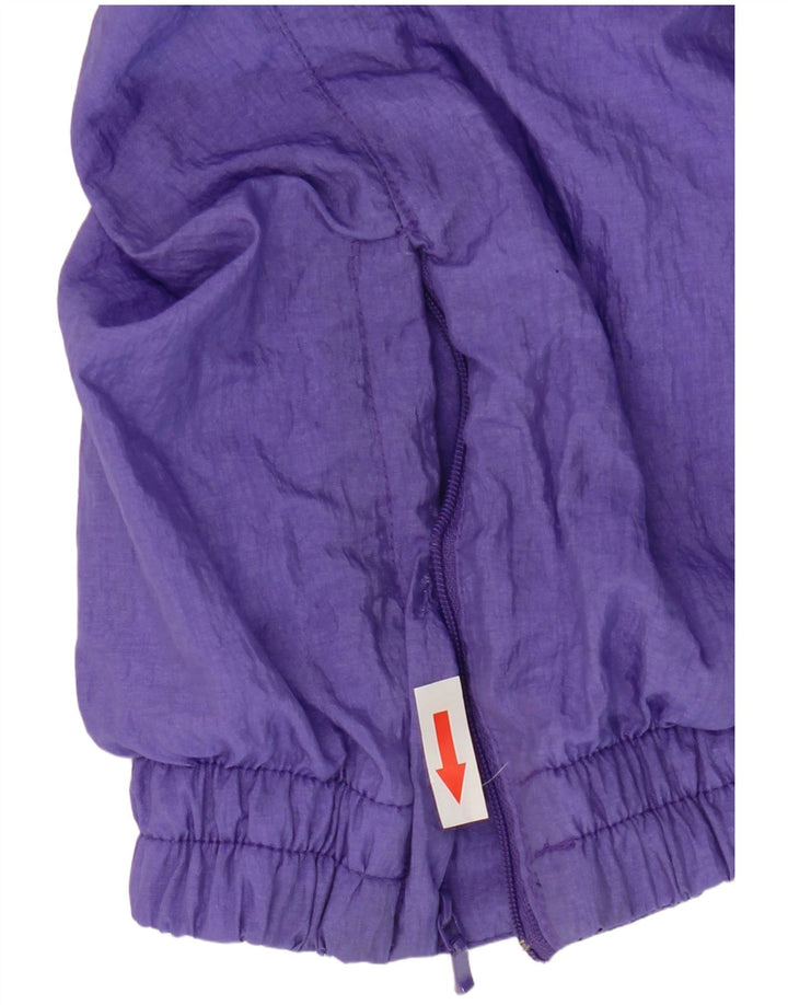 Vintage træningsdragt til mænd Joggers Medium Lilla Colourblock