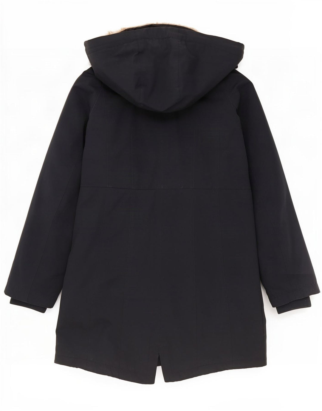 Kangol Dame Hooded Parka Jacket UK 8 Small Navy Blue