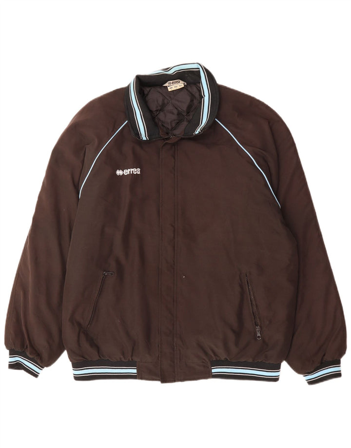 Errea Herre Bomber Jacket UK 40 Large Brown Polyester