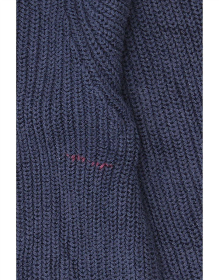 L.L.Bean Herre cardigan sweater med fuld lynlås Stor marineblå bomuld