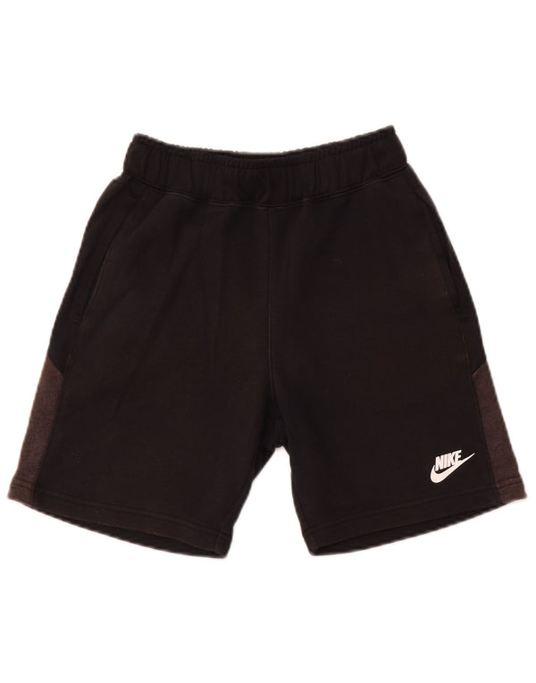 Nike sportsshorts til piger 10-11 år Medium Sort Colourblock Bomuld