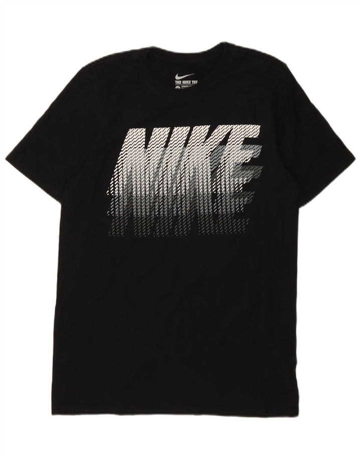 Nike Herre Athletic Cut Grafisk T-Shirt Top Lille Sort
