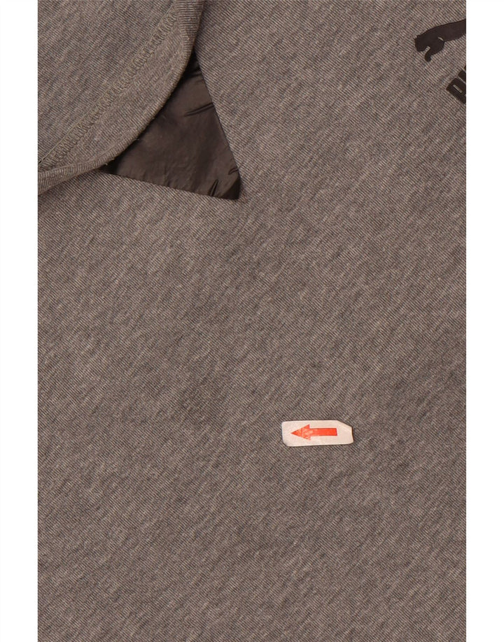 Puma Herre Grafisk Sweatshirt Jumper XL Grå Bomuld