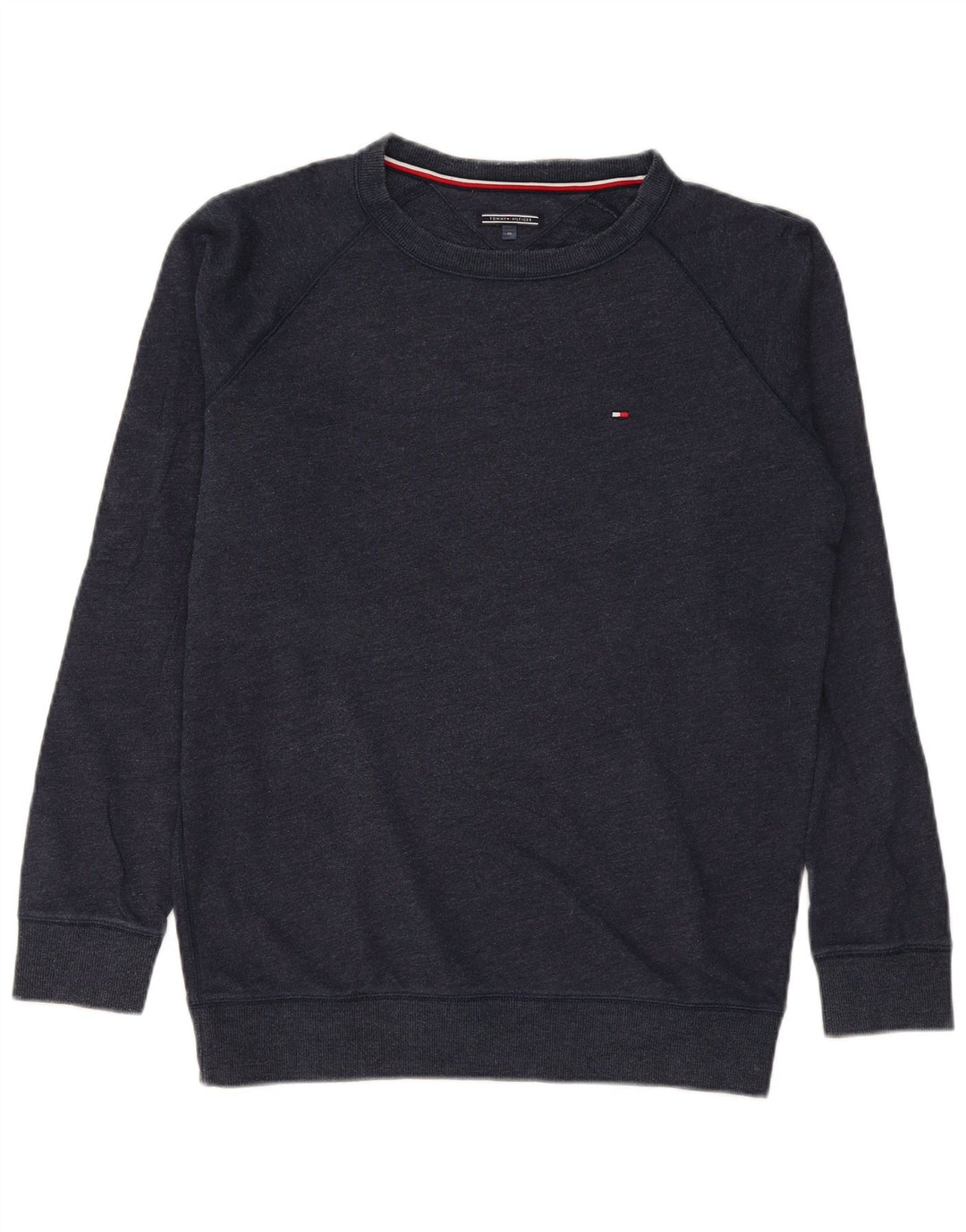 Tommy Hilfiger Herre Regular Fit Sweatshirt Jumper Medium Navyblå Bomuld