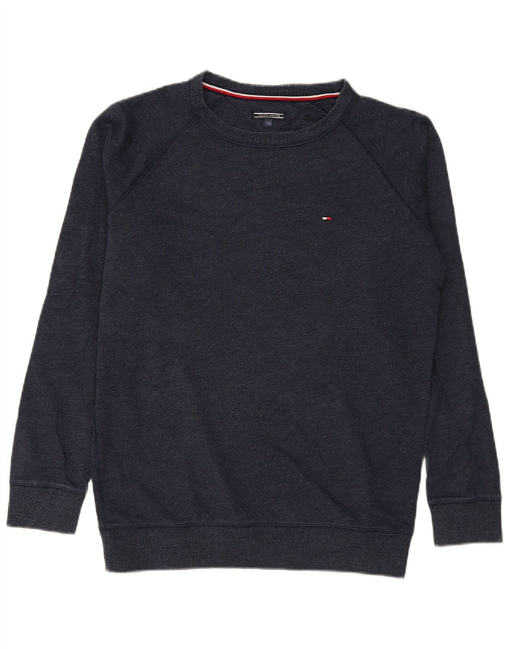 Tommy Hilfiger Herre Regular Fit Sweatshirt Jumper Medium Navyblå Bomuld