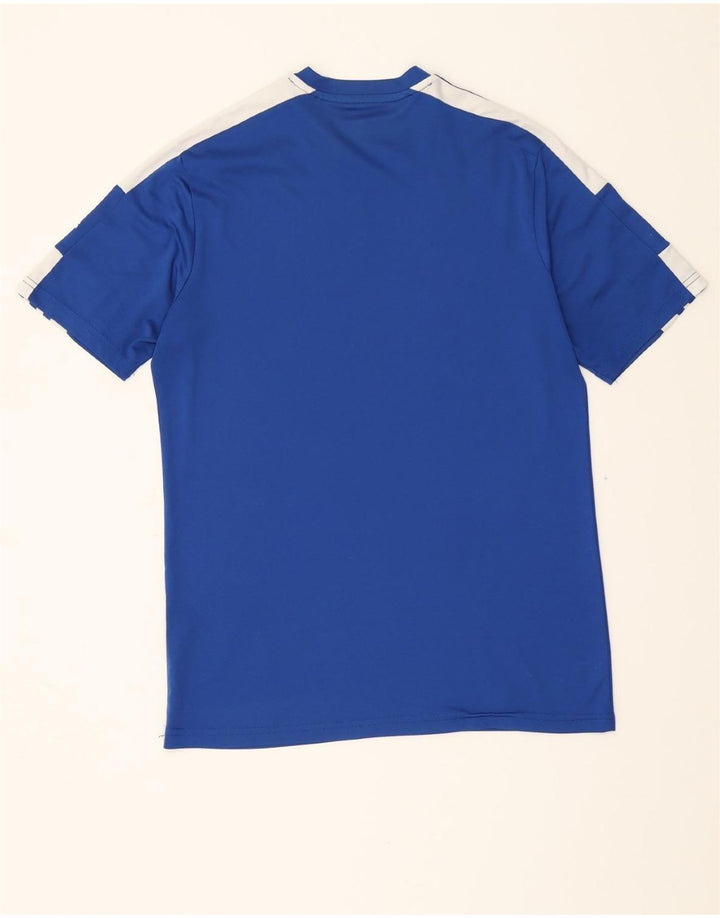 ADIDAS Mens Aeroready T-Shirt Top Medium Blue Polyester Vintage Adidas and Second-Hand Adidas from Messina Hembry 