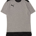 Puma Herre T-Shirt Top Lille Grå Geometrisk Bomuld