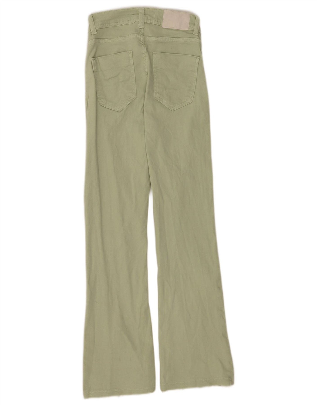 Zara Dame Flared Jeans EU 36 XS W26 L28 Grøn