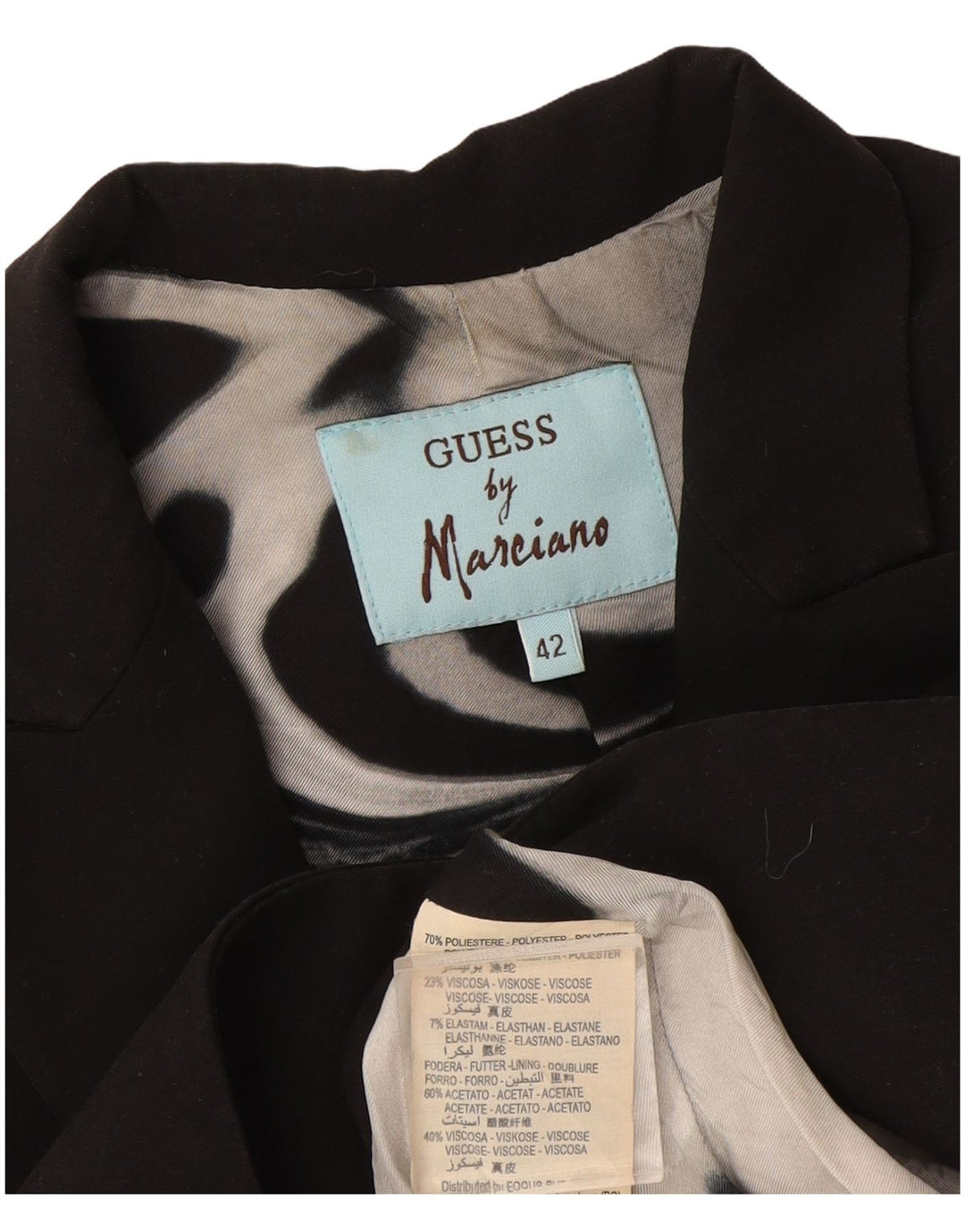 Guess By Marciano Dame 1-knaps blazerjakke IT 42 Medium Sort