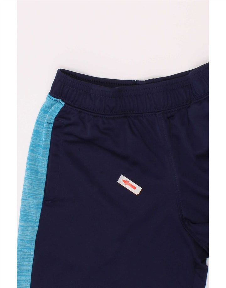 Under Armour Boys Sports Shorts 5-6 år Navy Blue Colourblock Polyester