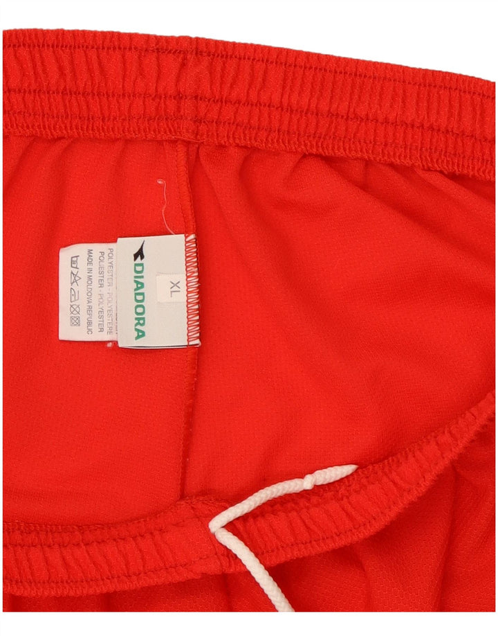 Diadora Herre Sportshorts XL Rød Polyester