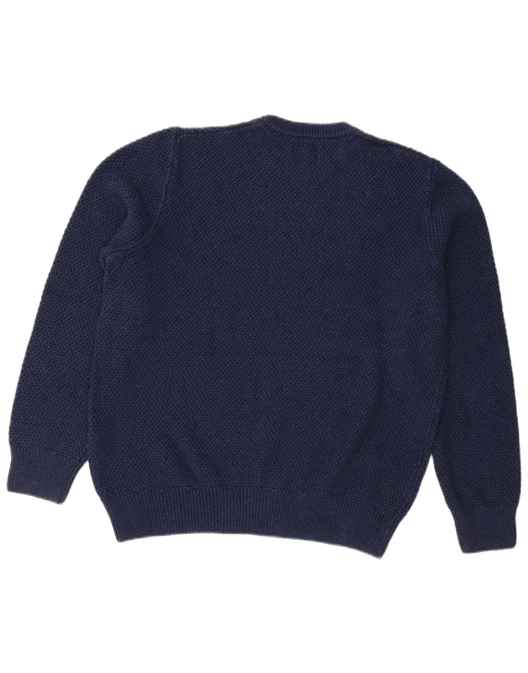 Superdry Sweater med rund hals til mænd Stor marineblå bomuld