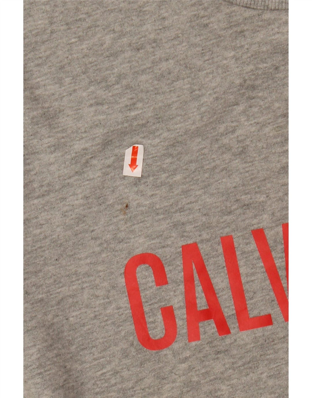 CALVIN KLEIN Herre Grafisk Sweatshirt Jumper Medium Grå