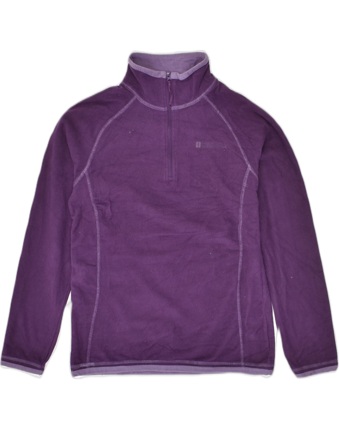 MOUNTAIN WAREHOUSE Womens Zip Neck Fleece Jumper UK 8 Small  Purple | Vintage Mountain Warehouse | Thrift | Second-Hand Mountain Warehouse | Used Clothing | Messina Hembry 