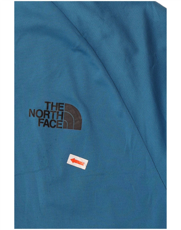 THE NORTH FACE Mens Graphic T-Shirt Top Medium Blue Polyester