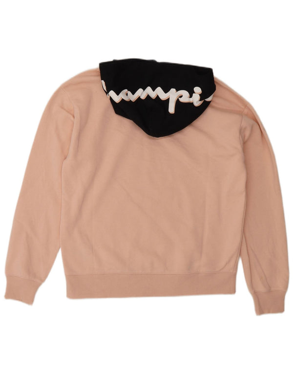 Champion piger grafisk hættetrøje 15-16 år 2XL Pink Colourblock