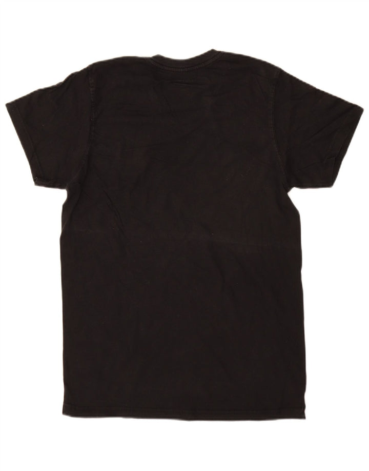 CALVIN KLEIN Herre T-Shirt Top Lille Sort Bomuld