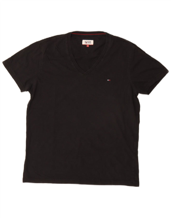 TOMMY HILFIGER Herre T-Shirt Top Stor Sort