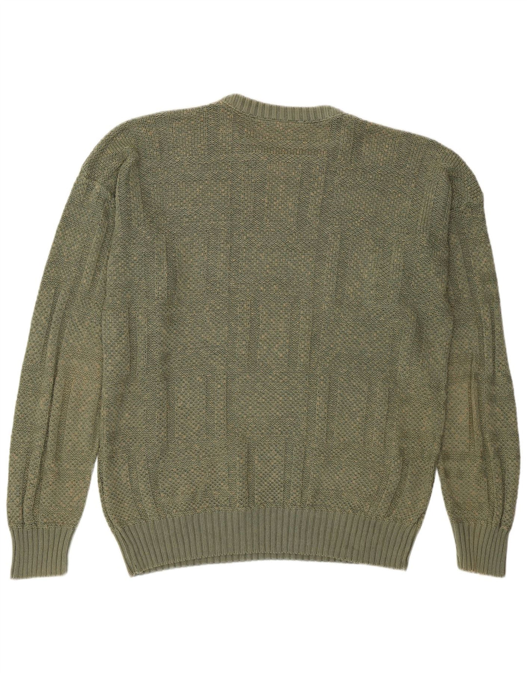 Lacoste Herre trøjetrøje med rund hals str. 6 XL Khaki Bomuld