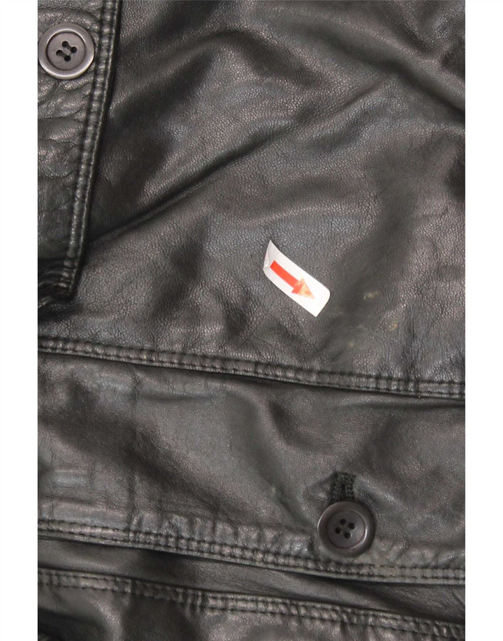 Lamatta Herre Læderjakke IT 52 XL Sort