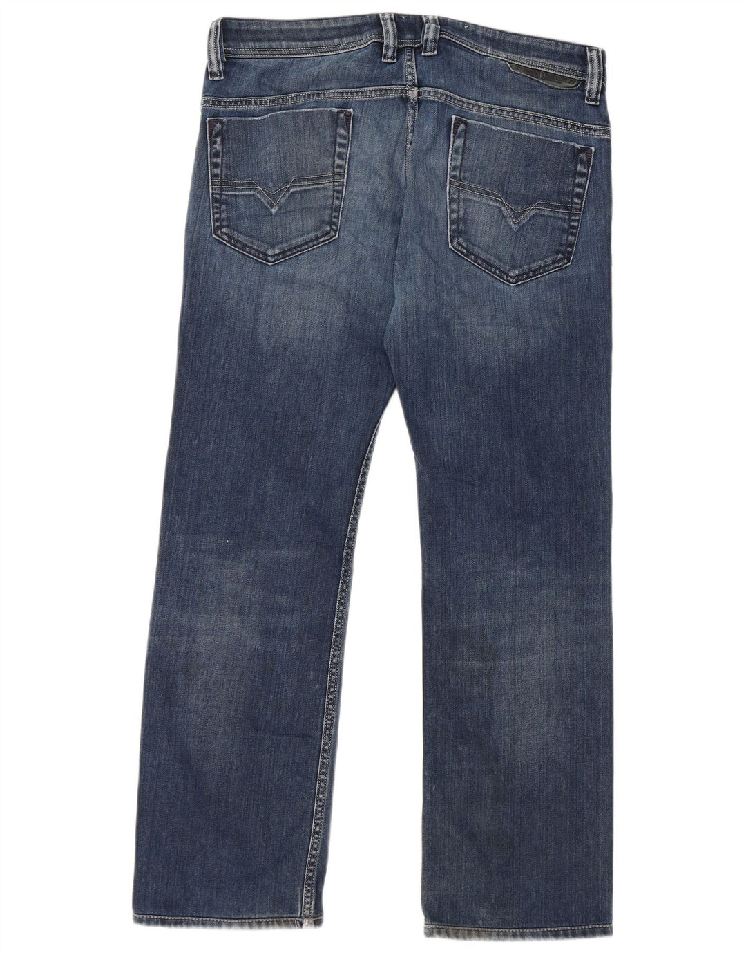 DIESEL Herre Safado Regular Slim Straight Jeans W30 L27 Blå Bomuld