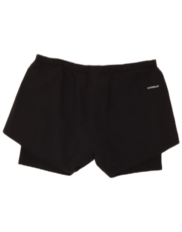 Adidas Aeroready Sportsshorts til kvinder UK 8/10 Small Black Polyester