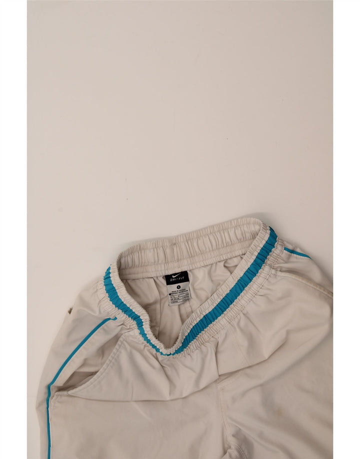 NIKE Mens Dri Fit Sport Shorts Small White Polyester Vintage Nike and Second-Hand Nike from Messina Hembry 