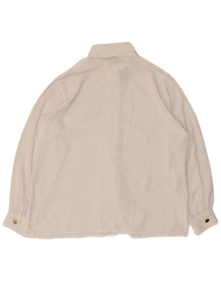 Biaggini dameskjorte bluse EU 44 XL Hvid