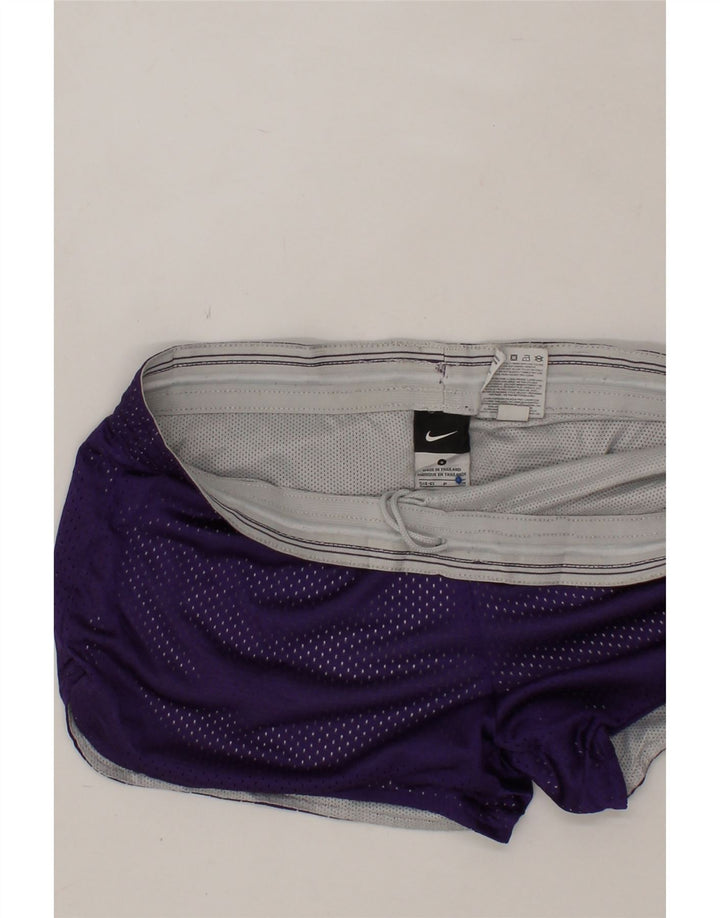 NIKE Womens Sport Shorts US 4/6 Small Purple Polyester Vintage Nike and Second-Hand Nike from Messina Hembry 