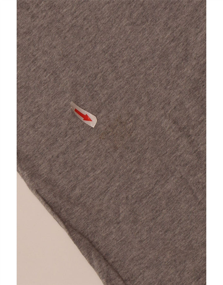 Tommy Hilfiger Herre T-Shirt Top Medium Grå Bomuld