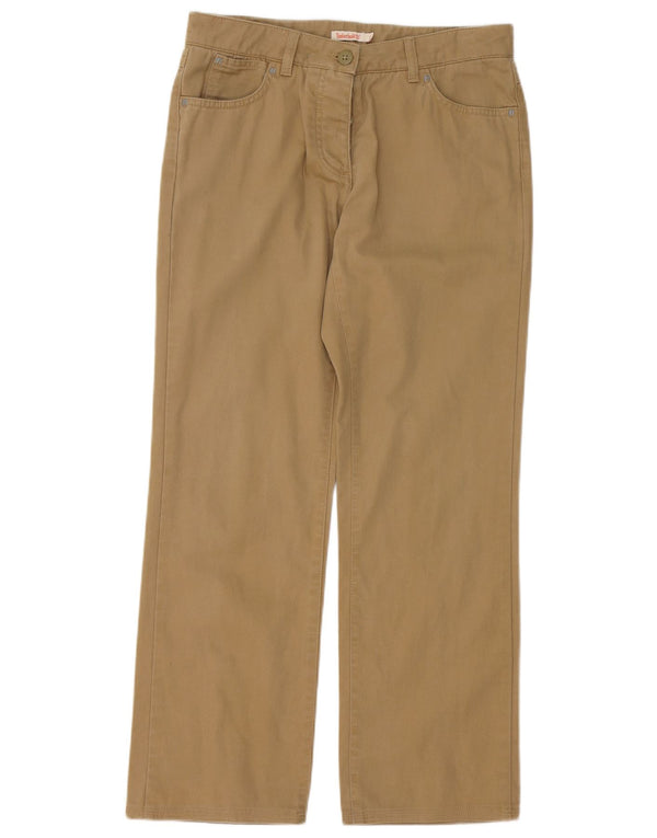 Timberland Lige fritidsbukser til kvinder US 6 Medium W28 L29 Beige Bomuld
