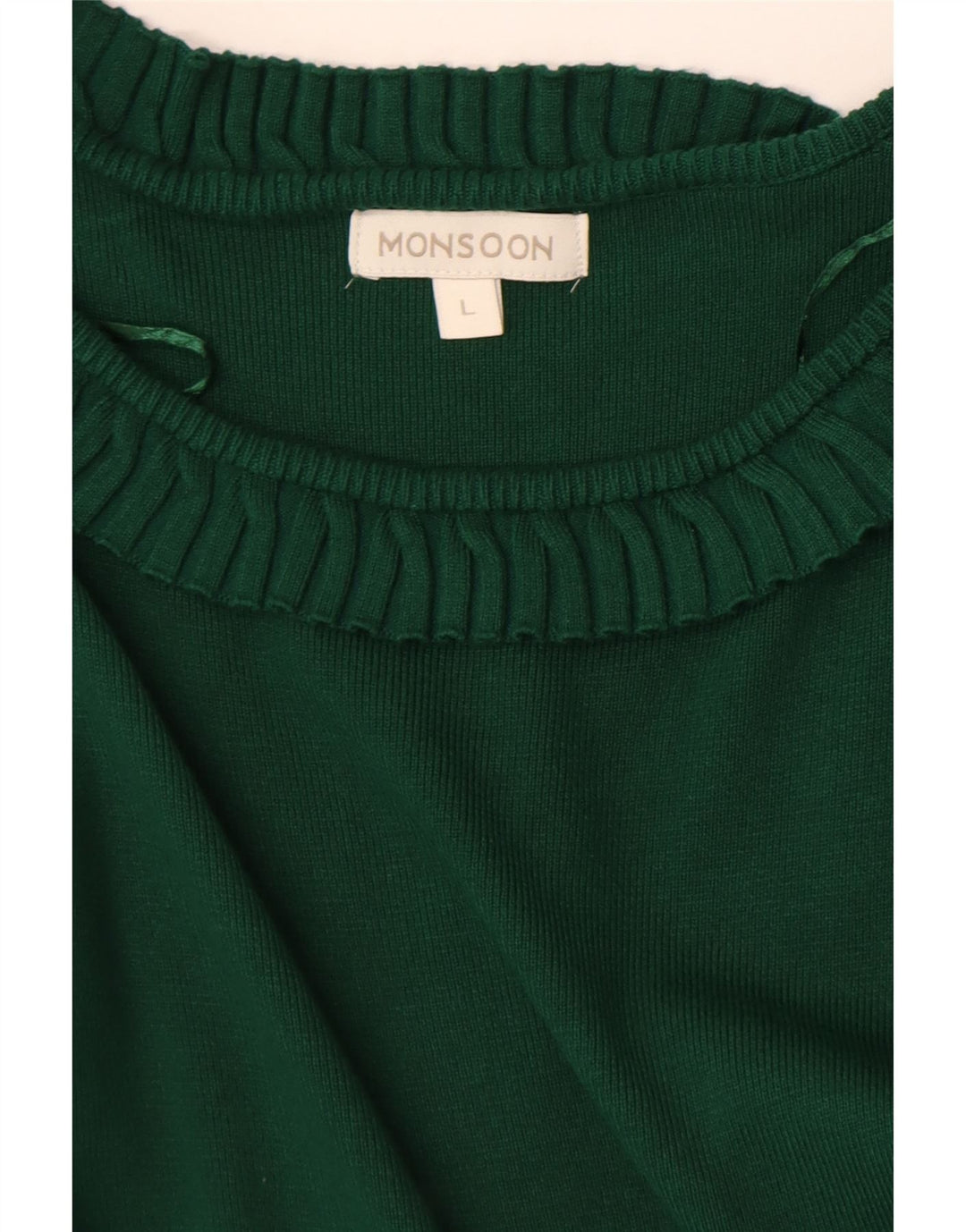 Monsoon Dame Jumper Dress UK 14 Large Green