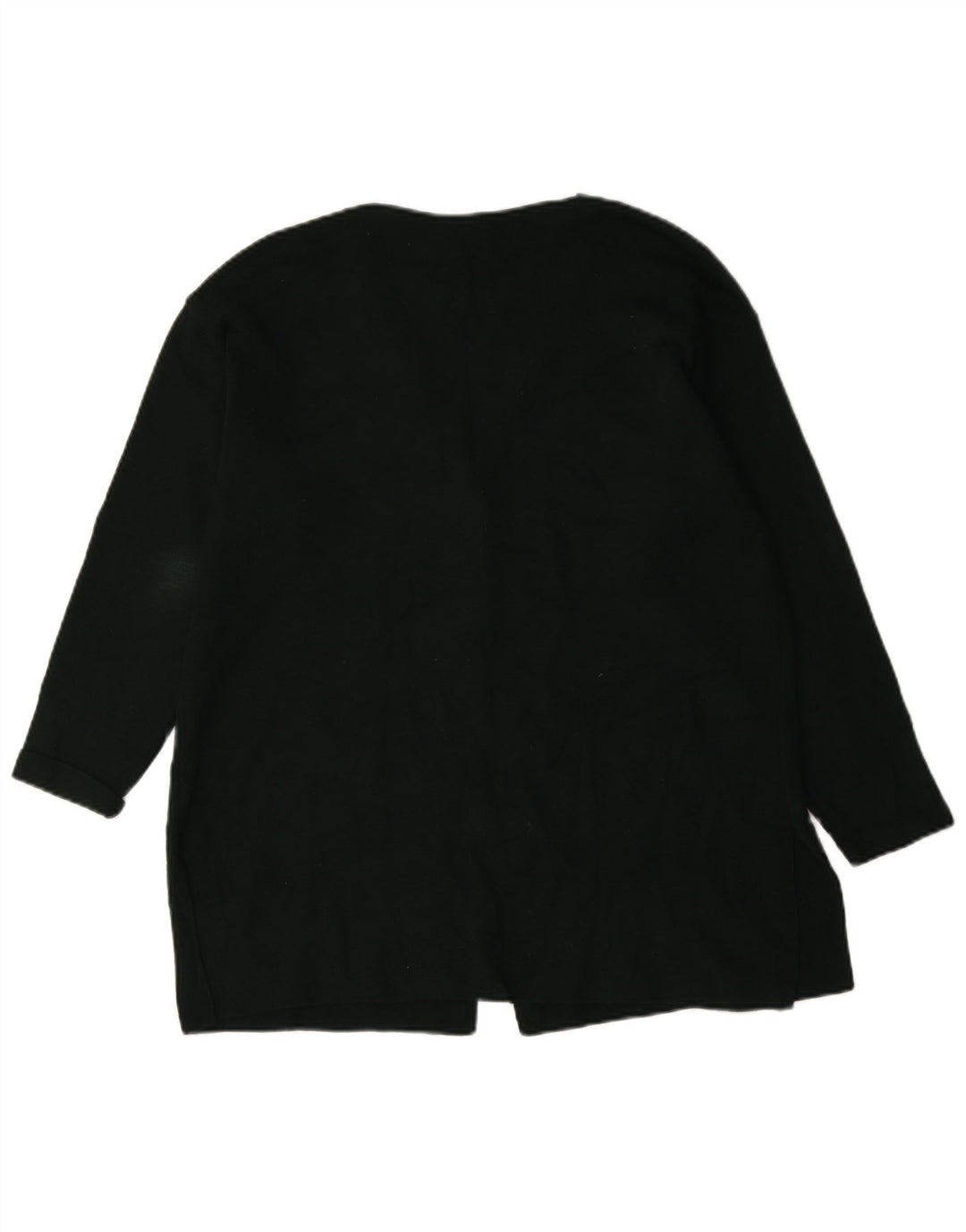 Marks & Spencer Dame Oversized Cardigan Sweater UK 12 Medium Green Wool